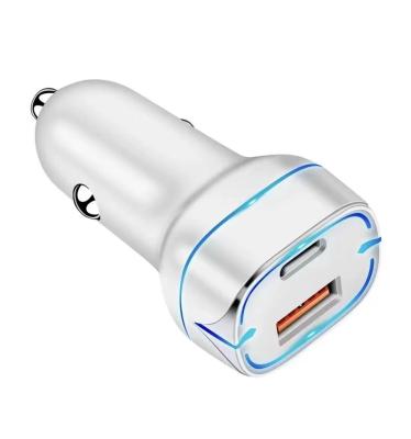 China Durable QC PD Car Charger 30W Max And 30W Pro Dual Port Charger 60W Max For iPhone 13 for sale