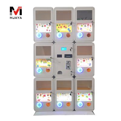 China Capsule Toy Vending Machine for Mall, Public Sector with 9 Containers Large Capacity Accept 46-100pcs Coin Bill Credit Card for sale