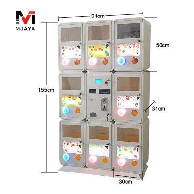 China Customized Smart Self Service Gachapon Toy Vending Machine for Capsule Toys with 46-100pcs Coin Bill Credit Card Payment for sale