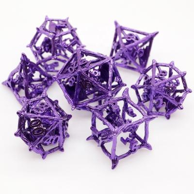 China Dragon and Dungeon The Thorn Tree Rattan Dragon DND Hollow Dies Latest Metal Dice Online for sale