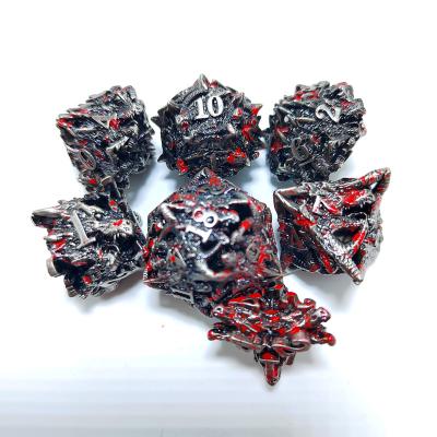 China Latest Dragon and Dungeon Metal Dice Head Cored Dies are used game dungeon and dragon for sale