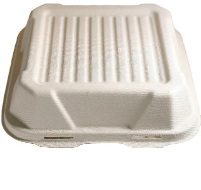 China Top Block Disposable Biodegradable Bento Box Takeout Box for sale