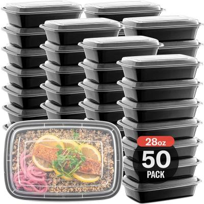 China Heatable Meal Prep Plastic Microwavable Food Containers for sale