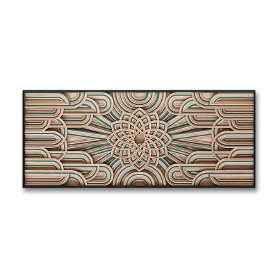 China Europe Wood Wall Decor Bedroom Accessories Engrave Wood Cutout Wall Art Home Decor Family Wood Carving for sale