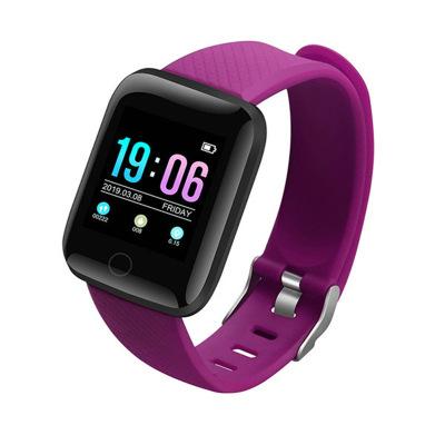 China Auto Date 116 Plus Smart Watch 1.3 Inch Color Screen Heart Rate And Blood Pressure Smart Digital Watch for sale