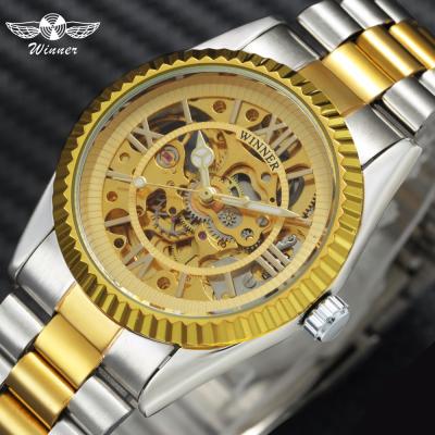 China Water Resistant Winner Watches Men Casual Male Automatic Mechanical Watches Business Sports Stainless Steel Military Watch for sale