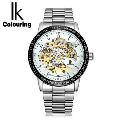 China Hot Water Resistant IK COLORING 98226 Mockup Automatric Mechanical Watch Men Stainless Steel Case Wrist Watch for sale