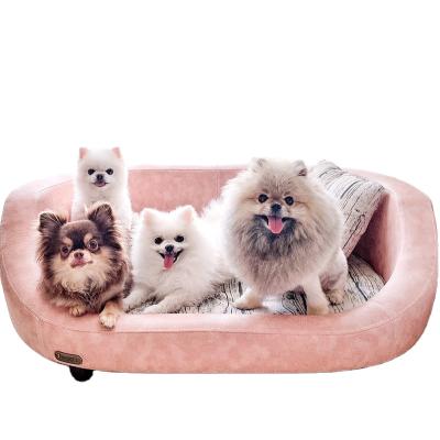 China Breathable Four Seasons Kennel House High Quality Pet Nest Universal Warm Winter Supplies Bed for sale