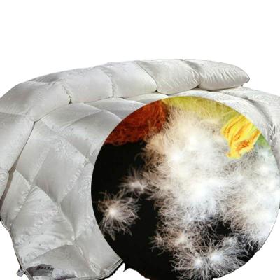 China High Quality Soft and Comfortable Washed and Cleaned Duck Down Filling Duvet Pillow White Gold for sale