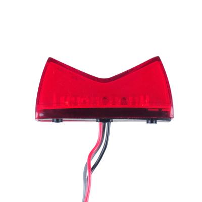 China Universal Motorcycle Led Brake Tail Lights Rear Shock Absorber Rear Splash Guard For Motocross Dirt Bike Custom Motorcycle HF102065 for sale