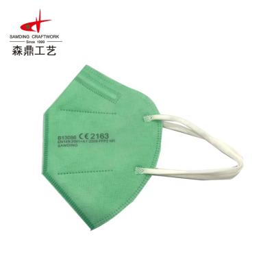 China Fabric+Melt-brown non-woven fabric manufacturer FFP2 KN95 disposable non-medical face mask 5 layers dust ffp2 kn95 mask for sale