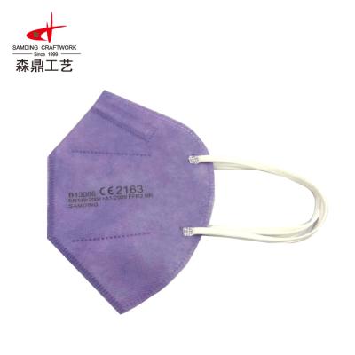 China Fabric+Melt-brown Fabrice 2020 Hot Sale KN95 Nonwoven Face Mask CE Approved Disposable Face Mask FFP2 Ear Loop Style With EN149 Standard for sale