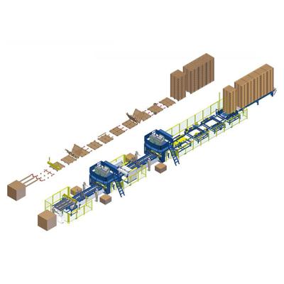 China Factory Fengkai Wooden Pallets Manufacturing Machine Automatic Machine Make Pallet for sale