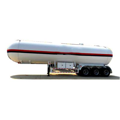 China LPG Gas Tank Truck Semi Truck Trailer Price 3 Axles 60m3 Good LPG Gas Tank Trailer for sale