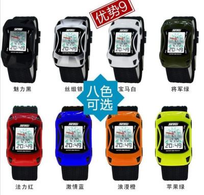 China Car LCD Analogue Watch for sale