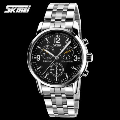 China Elegant Stainless Steel Quartz Watch 50m Water Resistant For Business Men for sale