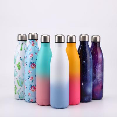 China Durable High Quality Printed Outdoor Stainless Steel Thermos Flask Travel Thermos Mug for sale