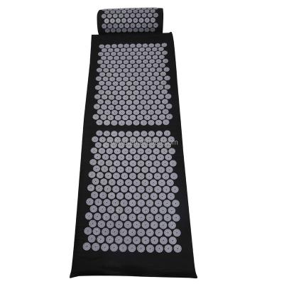 China Fitness Exercise Acupressure Massage Mat Large 100% Cotton Acupressure Mat Set With Nylon Bag for sale