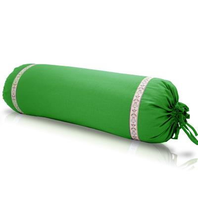 China Yoga Exercise Kapok Pilates Roll Yoga Bolster Yoga Cushion Eco Friendly Natural Product for sale