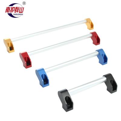 China Cabinet NHQS Aluminum Alloy Angle Handle With Various Base Colors Aluminum Alloy Handle for sale