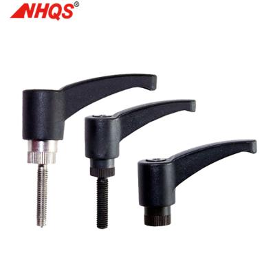 China Parts NHQS QS0801.12-11 Safety Resin Mechanical Sling Levers Adjustable S45C/SUS304 Handles for sale