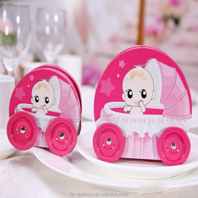 China 8.5*8cm*4.5cm Metal Baby Shower Candy Stored Funny Box for sale