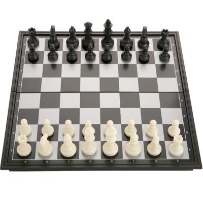 China Promotional Gifts 25x25x2cm Magnetic Travel Times Chess And Checkers And Backgammon Chess Set For Kids for sale