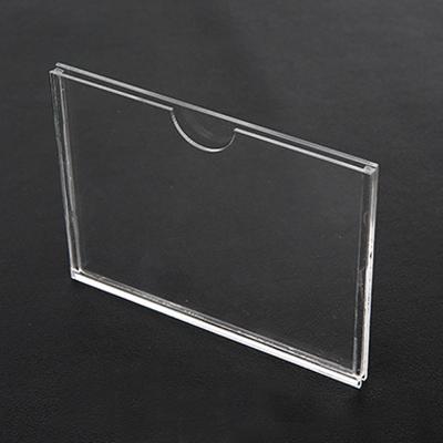 China A3 Size Acrylic Wall Mounted Acrylic Display Box Double Rows for sale