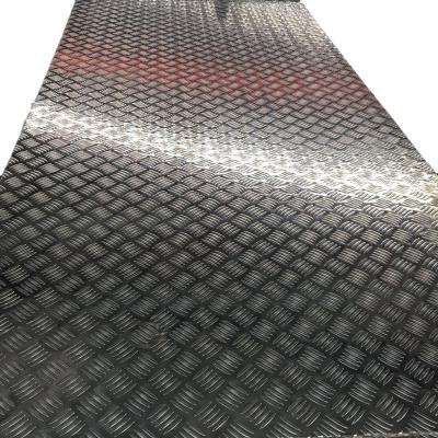 China Construction Checker Aluminum Sheet For Car Bus Boat Anti Slip Flooring Use for sale