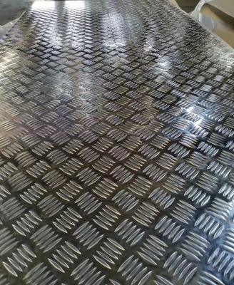 China Industry 1060 Big Five Bars H24 Checkered Aluminum Plate Sheet 1.0mm for sale