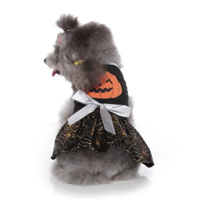 China Viable Halloween Pet Supplies Dog Clothes Wizard Skirt Pet Costume Bat Skirt Dog Halloween Costume for sale