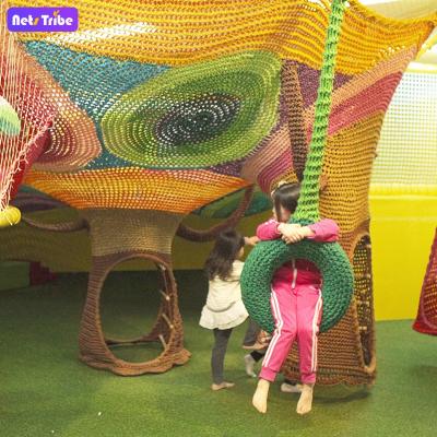 China Kindergarten Outdoor Play Frame Kids Rope Playground For Park Amusement Equipment With Low Price for sale