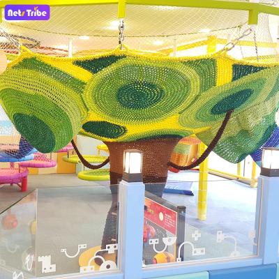 China Kindergarten Rainbow Net Indoor Playground Soft Play Equipment Pohon Peralatan Hiburan for sale