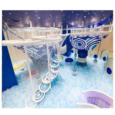 China Handwoven Crochet Rope Climbing Net Indoor Playground for Kids Amusement Equipment Covers Trampoline and Slides for sale