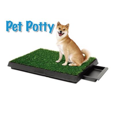 China Viable Hot Sale Absorbent Mat For Dog Grass Potty Puppy Pet Easy Training Clean Toilet for sale