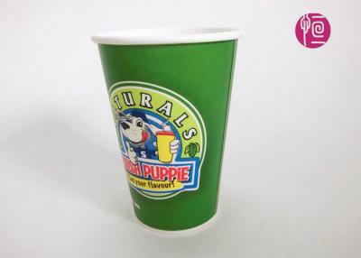 China Food Grade 14 Ounce Paper Cold Cup 375ml Volume For Milkshake / Juice for sale