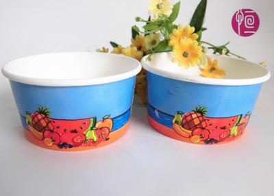 China Single Wall 6oz Disposable Ice Cream Cups For Frozen Yogurt for sale