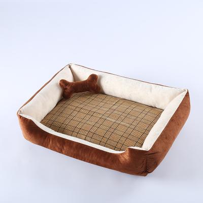 China Cool Dog Mats Small Medium-Sized Puppy Summer Kennel Mats Cushion Comfortable Net Breathable Washing Mechanical Pet for sale