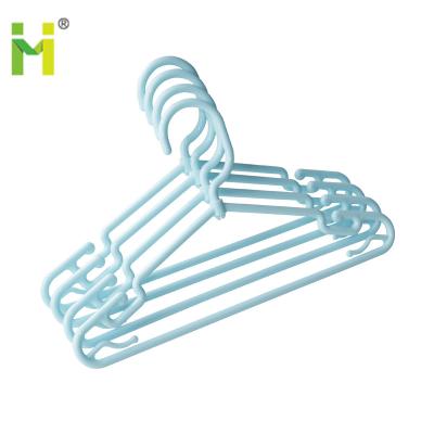 China Wholesale Beautiful And Colorful Kids Clothes Hanger Mini Plastic Colorful Kids Clothes Hanger for sale