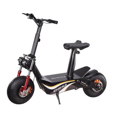 China 2019 New Arrival High Tensile Steel Large Power 60V 2000W Big Wheel High Speed ​​Electric Scooter for sale