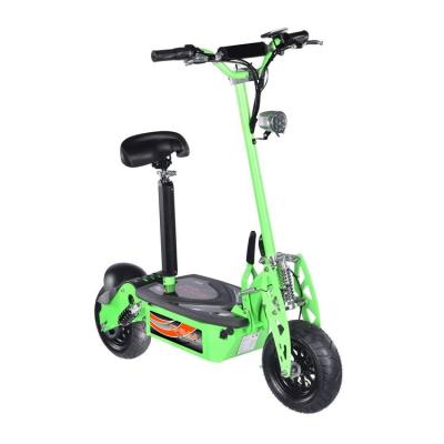 China Customized small moq durable chihui unisex electric scooter, light green color steel 500w 36v high tensil foldable electric scooter for sale