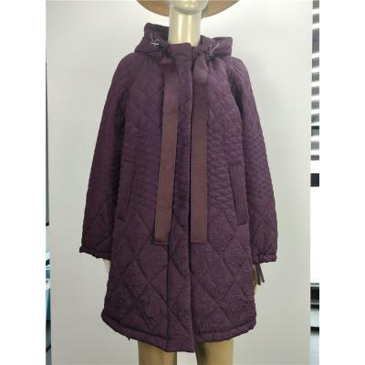 China QUICK DRY Top Selling Custom Women Winter Down Coats And Parkas Crinkle Fabric Coat Jacket Woman for sale