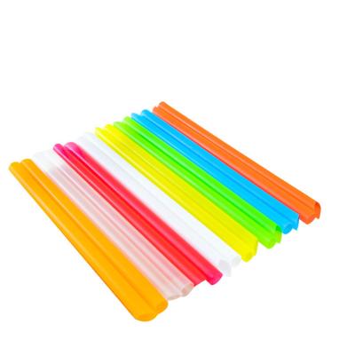 China Traditional Colorful Plastic Bubble Milk Tea Smoothies PP Straw White Compostable PLA Straws for sale