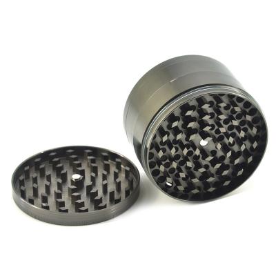 China Large Herb Grinder Zinc Alloy Metal Dry 75MM Heavy Duty Heavy Duty Large Herb Tobacco Grinder for sale