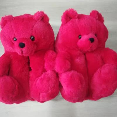 China CUSHIONING Cheap Custom Running Teddy Bear Slipper OEM ODM Animals Animal Teddy Bear Plush Toy for sale