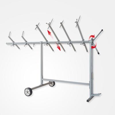 China Auto body repair tool Manufacturer Rotating Panel Mobile Repair Paint Stand for Largest Bonnets Tailgates Doors Wings for sale