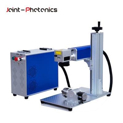 China Air-cooled Desktop Mini 20w 30w 50w Raycus Split Fiber Laser Marking Machine Stainless Steel Laser Engraving Machine for sale