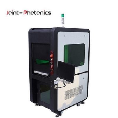 China Factory Wholesale Economy Water Cooled Enclosed Fiber Laser Marking Machine 3w 5w 10w 15w Laser Engraver UV Printer For Plastic for sale