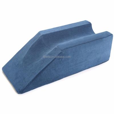 China Anti-Apnea Foam Leg Lift Cushion Incline Wedge Leg Rest Support Pillow With Removable Cover for sale