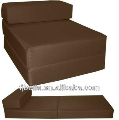 China SOFA BED Chocolate Block Foam Folding Chair Z Bed Guest Futon In/Outdoor for sale